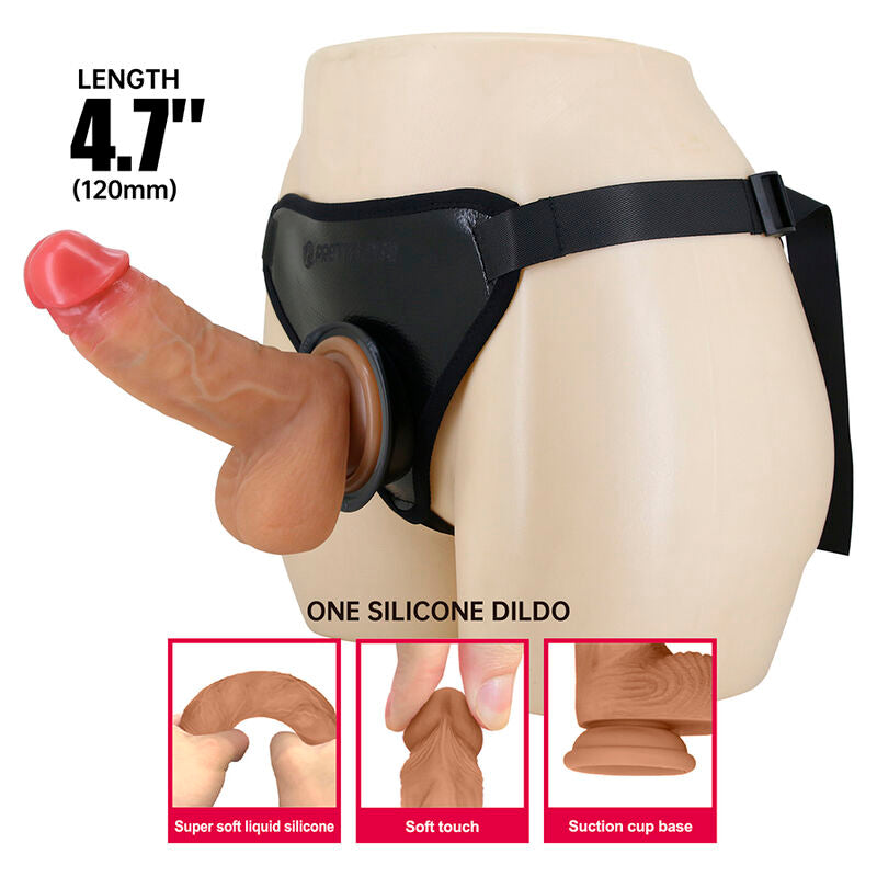 PRETTY LOVE - ARNÊS UNIVERSAL COM DILDO REALISTA