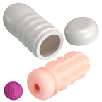 PRETTY LOVE - MASTURBADOR VAGINAL COM VENTOSA E TEXTURAS INTERNAS
