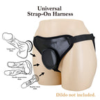 PRETTY LOVE - ARNÊS UNIVERSAL COM STRAP-ON PRETO