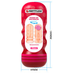 PRETTY LOVE - MASTURBADOR VAGINAL FLORA COM VENTOSA E TEXTURAS INTERNAS