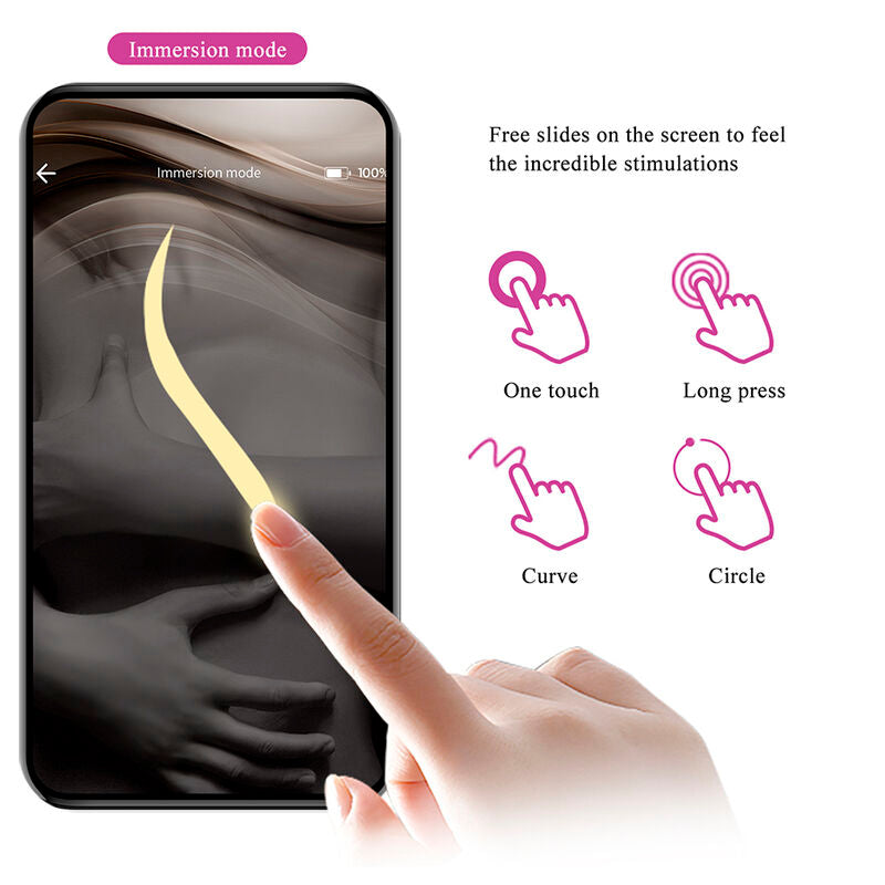 PRETTY LOVE - MASSAGEADOR HAZELYNN COM 12 FUNÇÕES E CONTROLE POR APLICATIVO (ROSA)