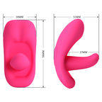 PRETTY LOVE - MASSAGEADOR HAZELYNN COM 12 FUNÇÕES E CONTROLE POR APLICATIVO (ROSA)