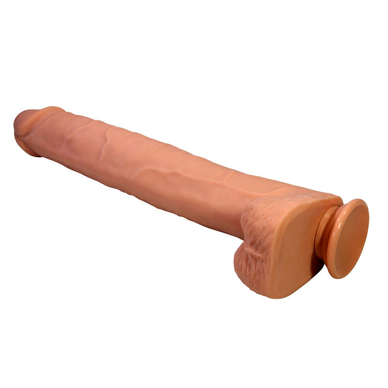PRETTY LOVE - PAT DILDO FLEXÍVEL REALISTA COM VENTOSA 40 CM -Ø- 6 CM