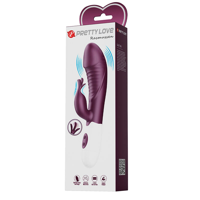 PRETTY LOVE - ROGUE MUSE VIBRADOR COELHO COM 30 FUNÇÕES ROXO