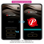 PRETTY LOVE - VIBRADOR DE OVO COM ACIONAMENTO POR APLICATIVO KLAY ROXO