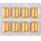 WUG On – Energia instantânea em formato de goma de mascar. Cartela com 8 unidades.