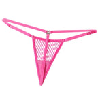 CHILIROSE - CR 4856 MICRO TANGA REJILLA NEON ROSA S/M