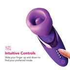 FANTASY FOR HER - VIBRADOR SUGIDOR DE PRAZER ROXO