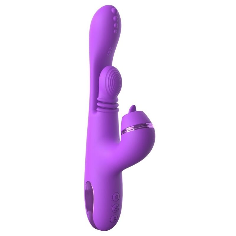 FANTASY FOR HER - VIBRADOR COELHO INTIMOTION PULSE PRO VIBE ROXO