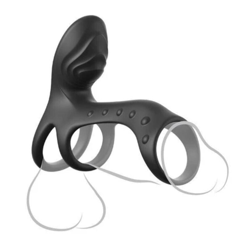 FANTASY C-RINGZ - ULTIMATE COUPLES CAGE PRO ANEL PENIANO VIBRATÓRIO 19,5 CM