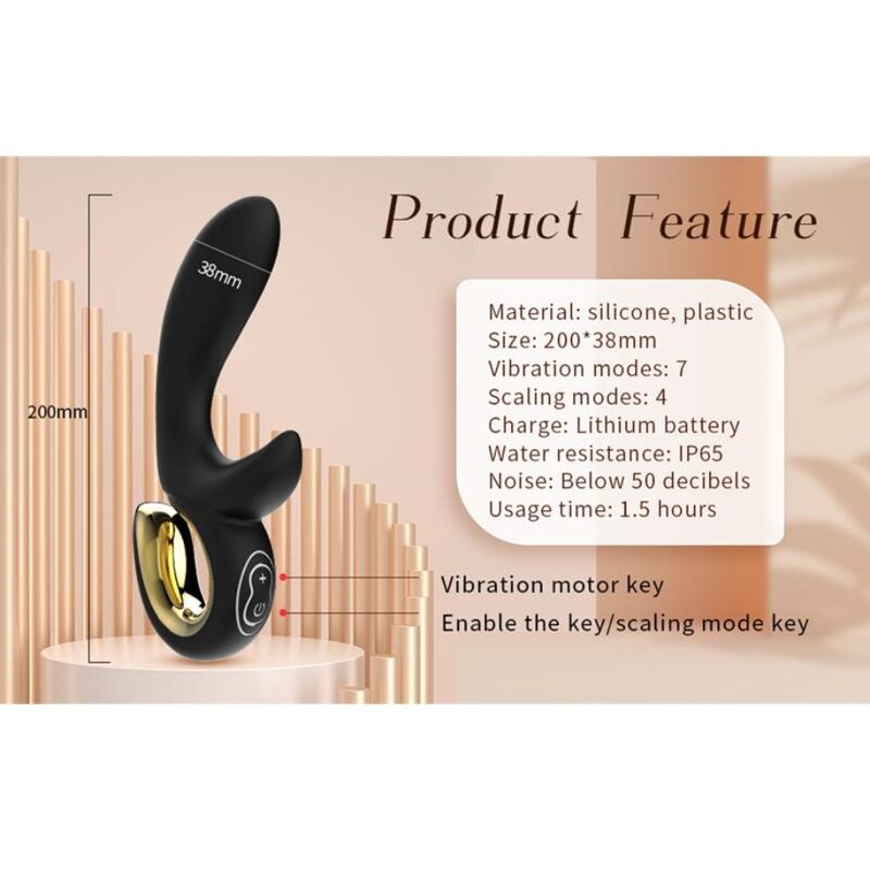 NALONE - LULU VIBRADOR MAGIC STICK COELHO ROSA