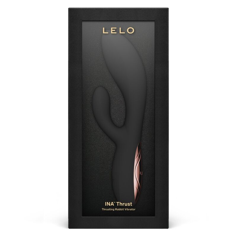 LELO - INA THRUST RABBIT VIBRADOR DE EMPURRAÇÃO PRETO
