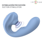 INTENSE - GINA - ESTIMULADOR CLITORIAL MULTIFUNCIONAL AZUL
