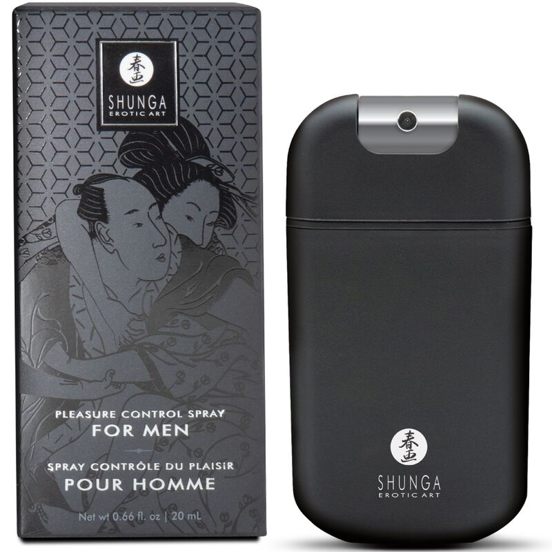 SHUNGA - SPRAY CONTROLADOR DE PRAZER PARA HOMENS 20 ML