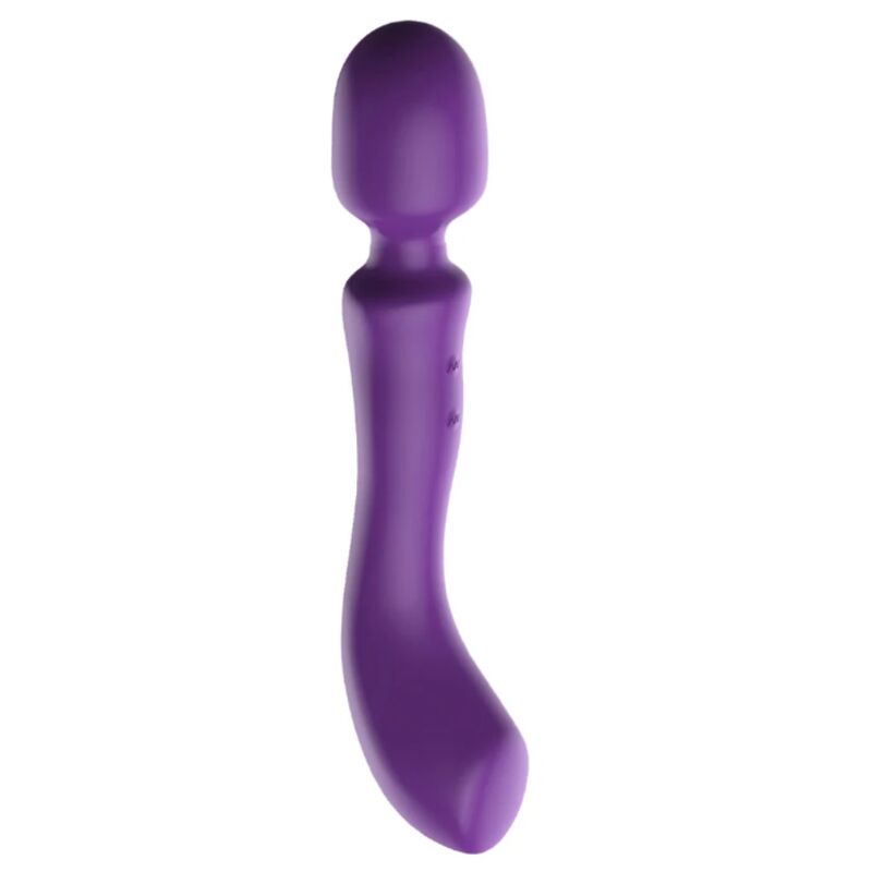 SHE.E.O - VARINHA MASSAGEADORA VIBRATÓRIA DE DUAS PONTAS ROXA