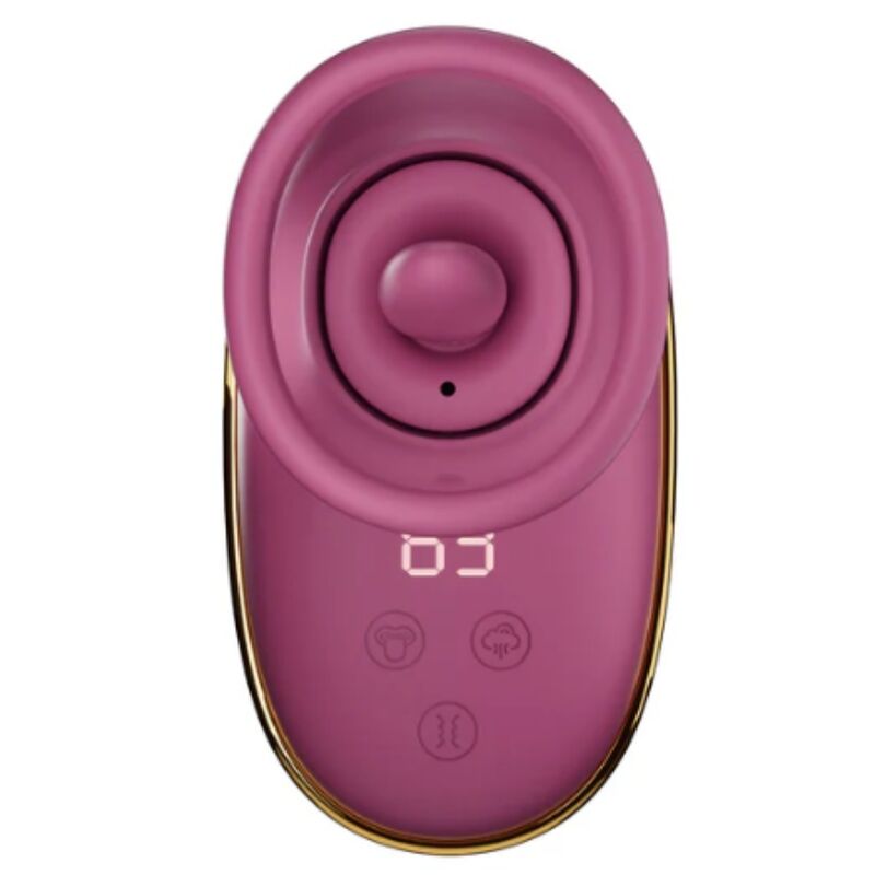 SHE.E.O - BOMBA AUTOMÁTICA DE ESTIMULAÇÃO CLITÓRICA COM EFEITO DE LAMBIDA (ROXA)