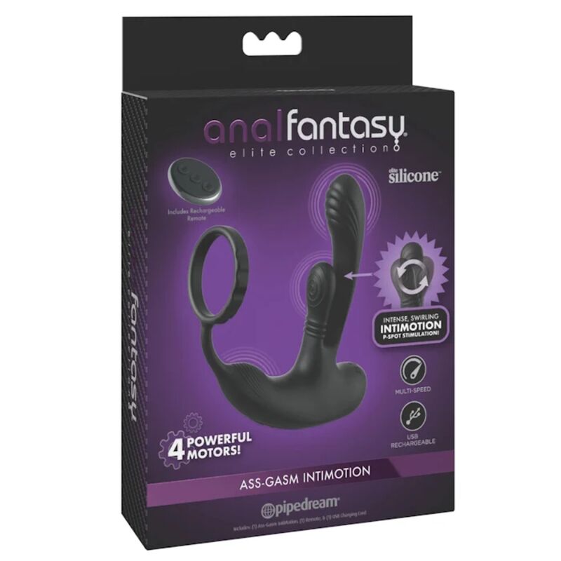 ANAL FANTASY ELITE - ESTIMULADOR ANAL E PERINEAL RECARREGÁVEL PARA INTIMIDAÇÃO E ORGASMO ANAL