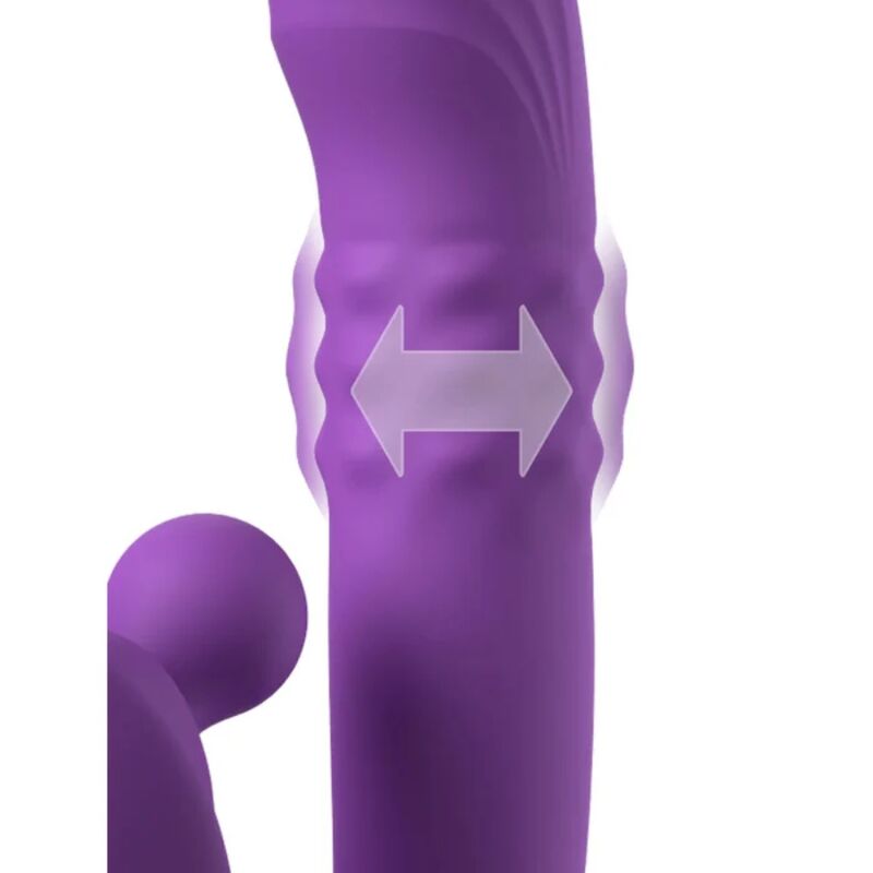 FANTASY FOR HER - HARMONI PRO VIBRADOR COELHO ROXO PARA PONTO G E CLITÓRIS