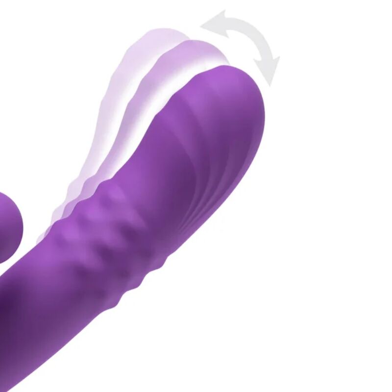 FANTASY FOR HER - HARMONI PRO VIBRADOR COELHO ROXO PARA PONTO G E CLITÓRIS