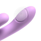 FANTASY FOR HER - INTIMOTION FLUTTER PRO VIBRADOR COELHO ROXO PARA PONTO G E CLITÓRIS