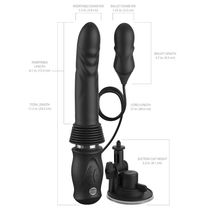 FETISH FANTASY SERIES - PROPULSOR DE SILICONE SUPREMO