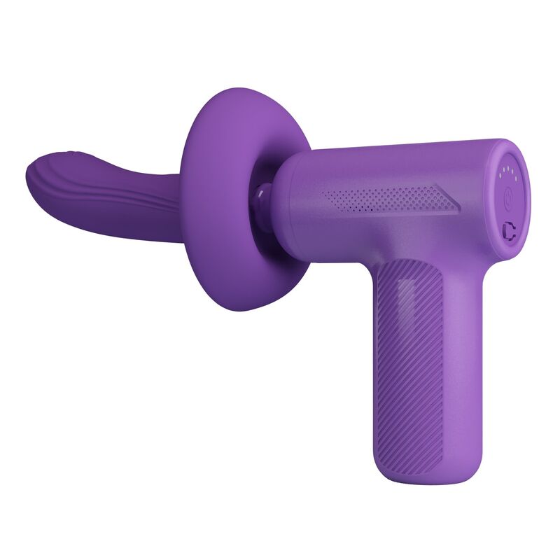 PRETTY LOVE - Pistola de Massagem com Impulso VITO 5 Modos Roxa
