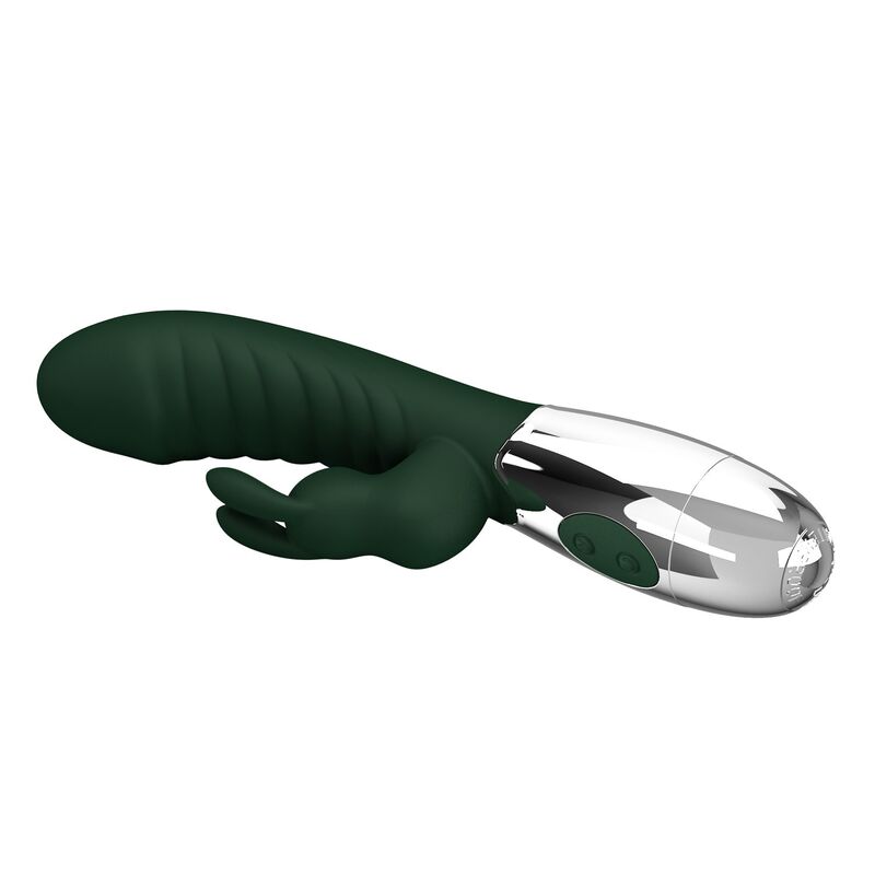 PRETTY LOVE - VIBRADOR COELHINHO NAUGHTY 30 FUNÇÕES RECARREGÁVEL VIA USB VERDE