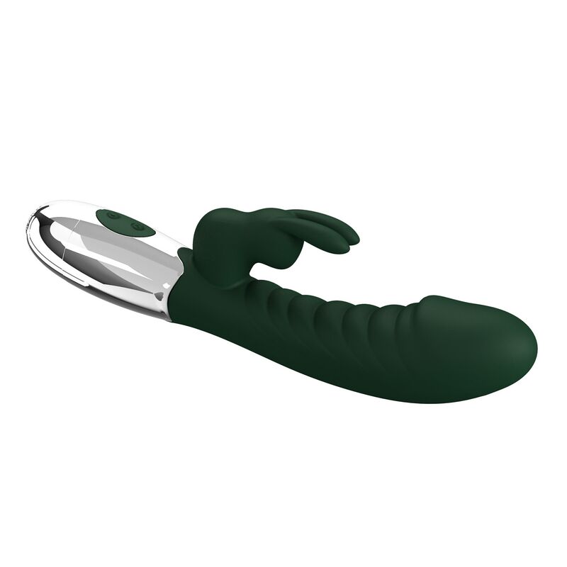 PRETTY LOVE - VIBRADOR COELHINHO NAUGHTY 30 FUNÇÕES RECARREGÁVEL VIA USB VERDE
