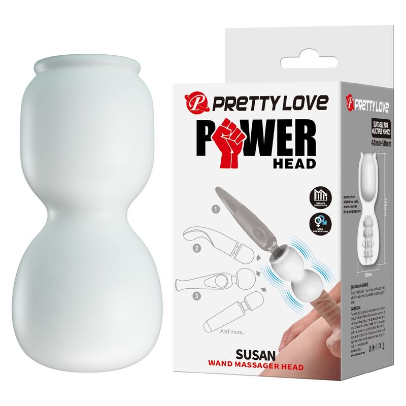 PRETTY LOVE - ACESSÓRIO MASSAGEADOR DE CABEÇA SUSAN POWER Ø 6,5 CM