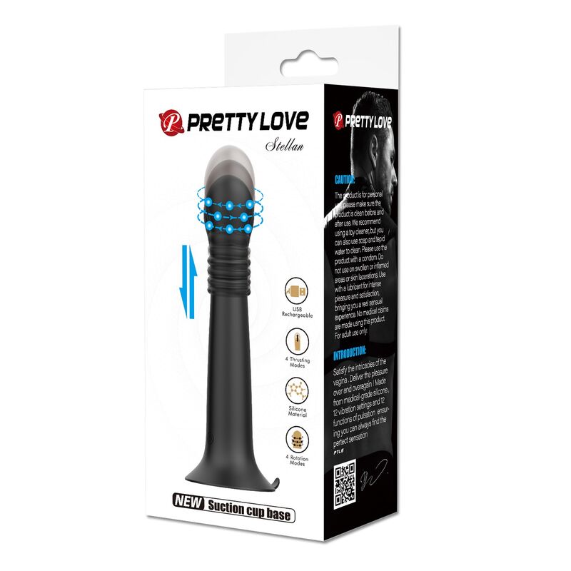 PRETTY LOVE - STELLA MASSAGEADOR ROTATIVO E DE IMPULSÃO RECARREGÁVEL POR USB