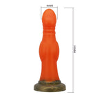 POWER MONSTERS - BLAZEHEART CHARGER FANTASY DILDO DE SILICONE 18,5 CM Ø 4,5 CM