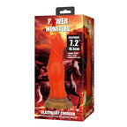 POWER MONSTERS - BLAZEHEART CHARGER FANTASY DILDO DE SILICONE 18,5 CM Ø 4,5 CM