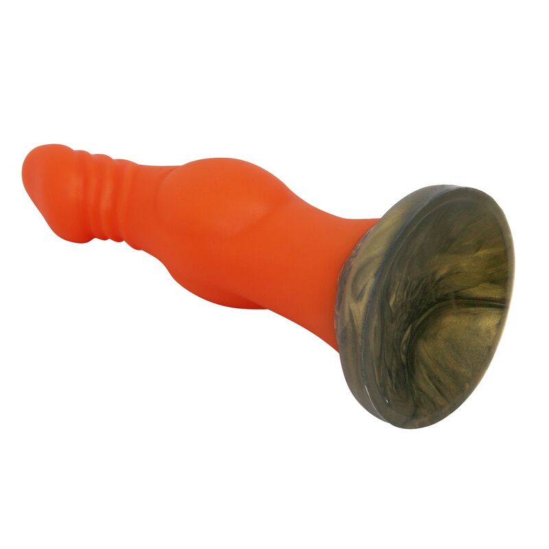POWER MONSTERS - BLAZEHEART CHARGER FANTASY DILDO DE SILICONE 18,5 CM Ø 4,5 CM