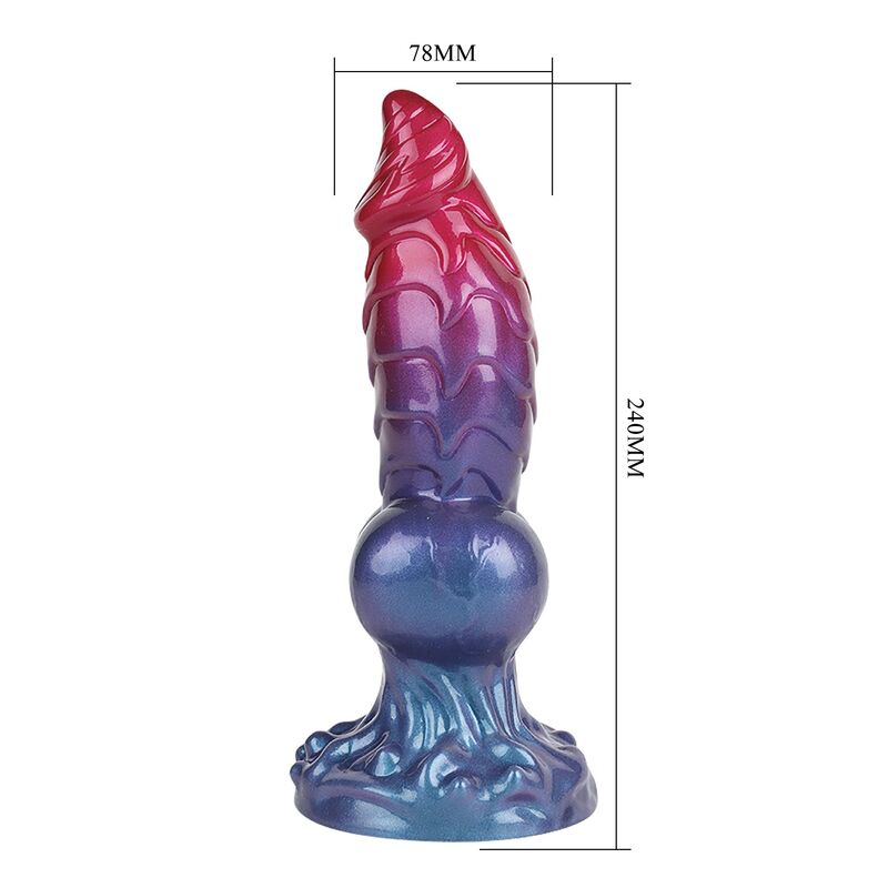 POWER MONSTERS - ELDRITCH SENTINEL BICOLOR FANTASIA DILDO DE SILICONE 24 CM Ø 5 CM
