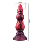 POWER MONSTERS - SAVAGE BEASTLORD TRICOLOR FANTASY SILICONE DILDO 24 CM Ø 5 CM