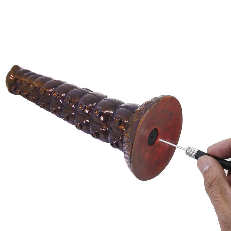 POWER MONSTERS - VOIDCLAW BRUTE BICOLOR DILDO DE SILICONE INFLÁVEL FANTASIA 29 CM Ø 5,7 CM