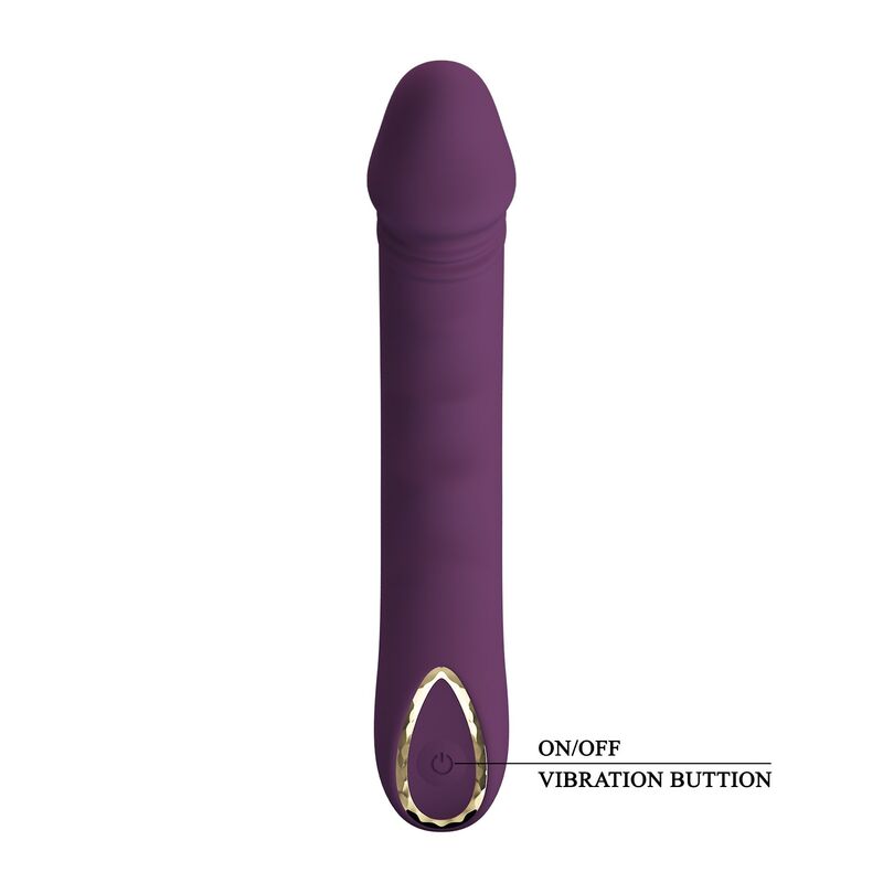 PRETTY LOVE - AMARA VIBRADOR RECARREGÁVEL COM 10 FUNÇÕES ROXO