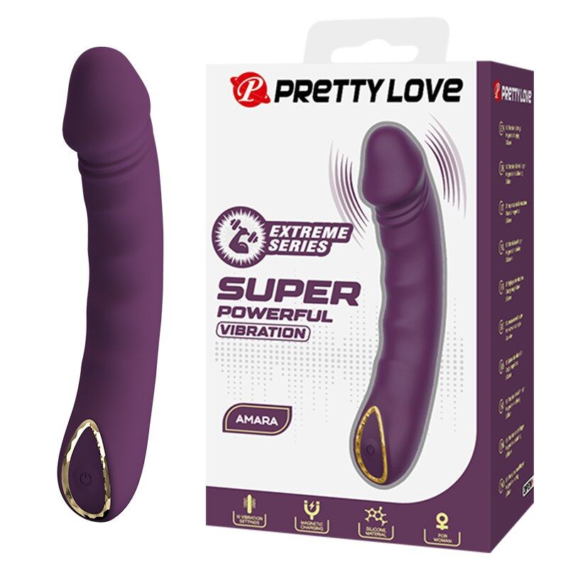 PRETTY LOVE - AMARA VIBRADOR RECARREGÁVEL COM 10 FUNÇÕES ROXO