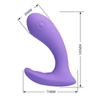 PRETTY LOVE - VIBRADOR DE DUPLA ESTIMULAÇÃO RECARREGÁVEL ANDROMEDA ROXO