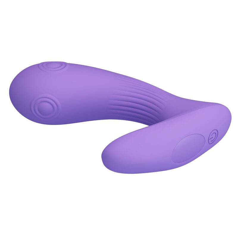 PRETTY LOVE - VIBRADOR DE DUPLA ESTIMULAÇÃO RECARREGÁVEL ANDROMEDA ROXO