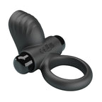 PRETTY LOVE - ANEL VIBRATÓRIO PARA PÊNIS ADRIEN COM 10 FUNÇÕES - PRETO