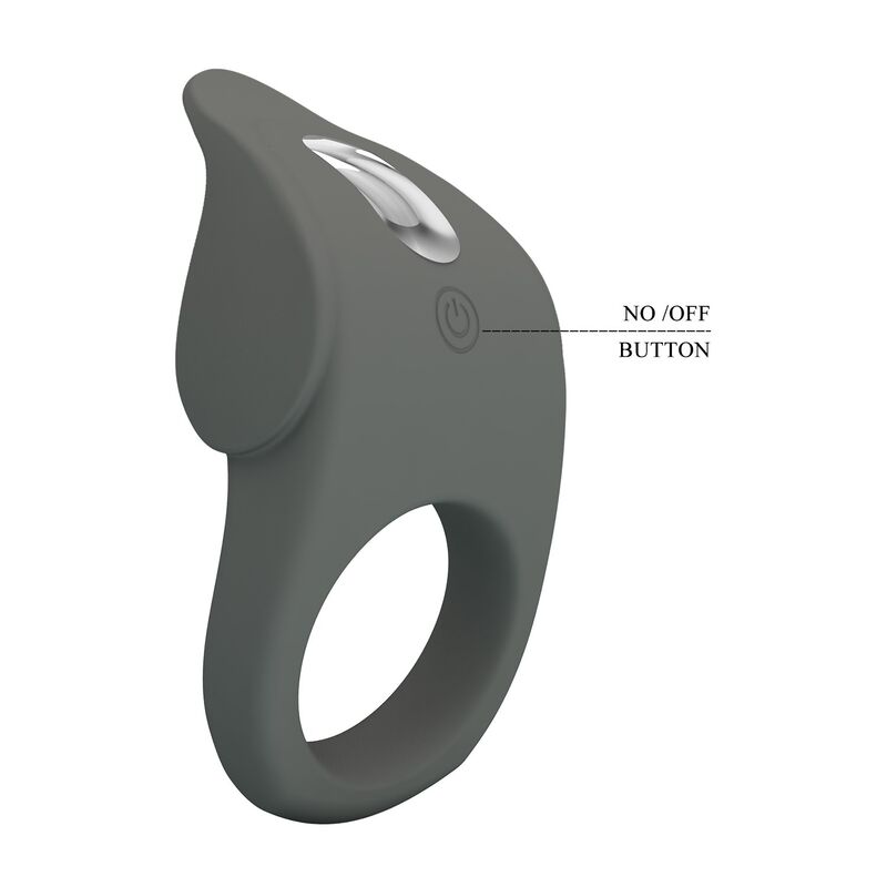 PRETTY LOVE - ANEL VIBRATÓRIO DE SILICONE FLEXÍVEL E RECARREGÁVEL