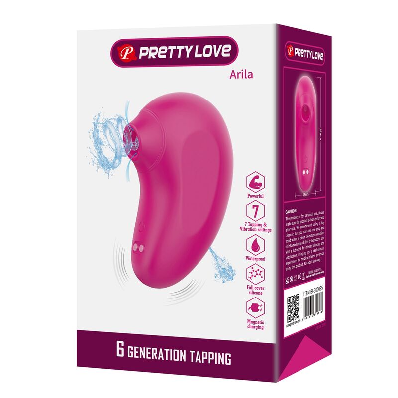 PRETTY LOVE - ARILA Estimulador Clitoriano Recarregável com Sucção e Vibração Rosa