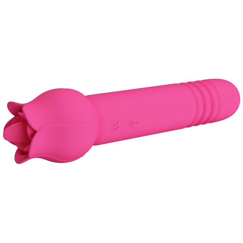 PRETTY LOVE - CHALEY VIBRADOR RECARREGÁVEL PARA ORAL, PULSO E ESTIMULAÇÃO CLITÓRICA ROSA