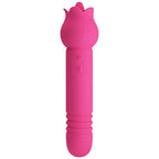 PRETTY LOVE - CHALEY VIBRADOR RECARREGÁVEL PARA ORAL, PULSO E ESTIMULAÇÃO CLITÓRICA ROSA