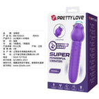 PRETTY LOVE - Vibrador estimulador oral e clitoriano recarregável DANNELL, roxo