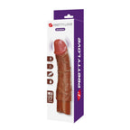 PRETTY LOVE - VIBRADOR REALISTA DONALD 19,5 CM Ø 4 CM MARROM