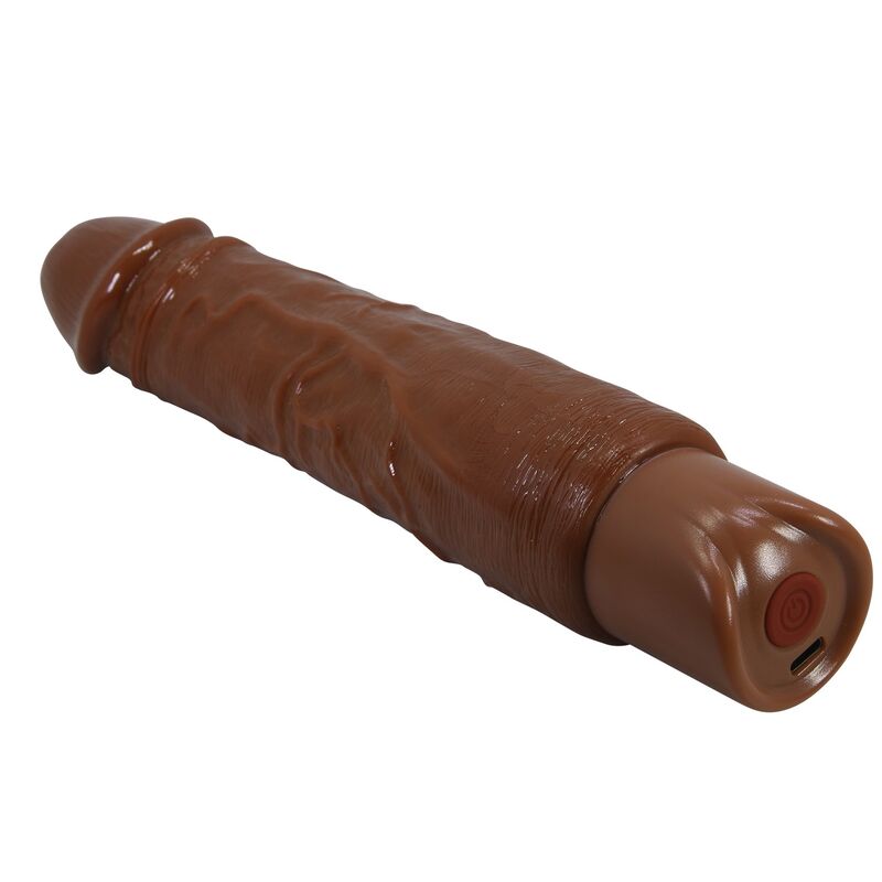 PRETTY LOVE - VIBRADOR REALISTA DUKE 23,5 CM Ø 4,8 CM MARROM