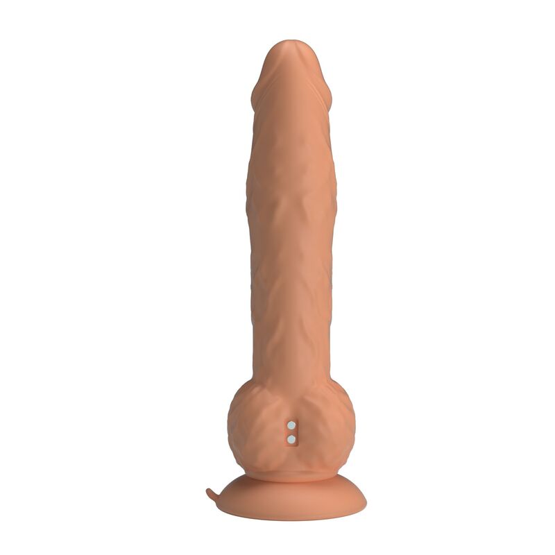 PRETTY LOVE - EREN DILDO VIBRATÓRIO COM EMPURRAÇÃO 20,5 CM Ø 4,5 CM NATURAL