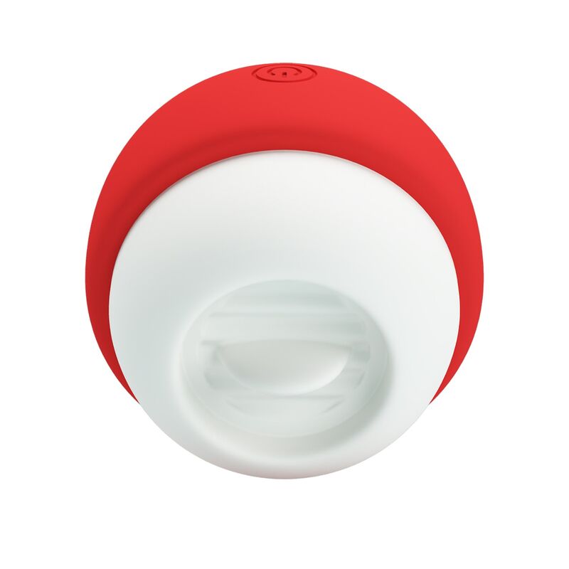 PRETTY LOVE - ESTIMULADOR CLITORIANO RECARREGÁVEL COM EFEITO DE LÍNGUA VERMELHO